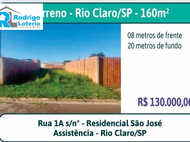 #1463 - Terreno para Venda em Rio Claro - SP - 1