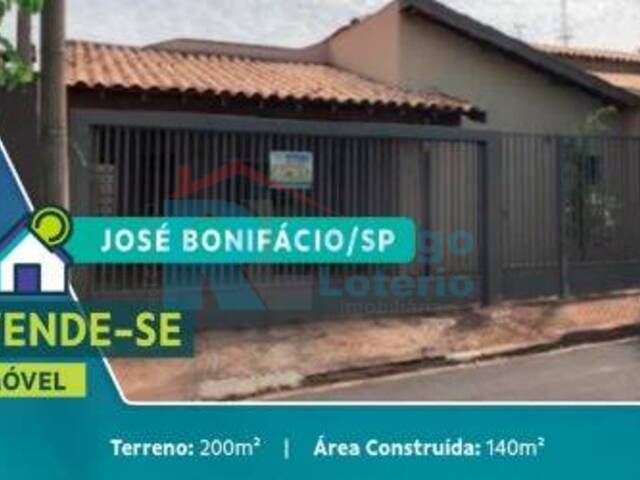 #1742 - Casa para Venda em José Bonifácio - SP - 1